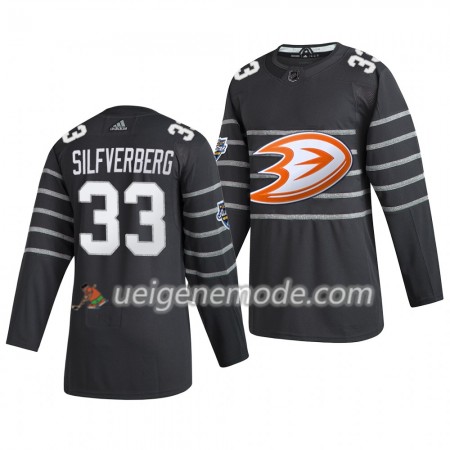 Herren Anaheim Ducks Trikot Jakob Silfverberg 33 Grau Adidas 2020 NHL All-Star Authentic